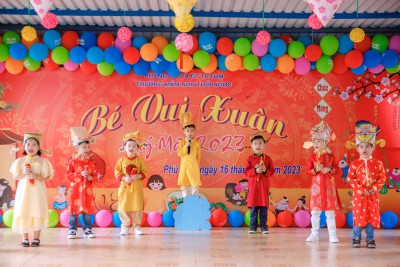 Trường Mầm non Tuổi Ngọc tổ chức lễ hội "Bé vui Xuân Quý Mão 2023"
