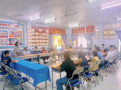 Họp Ban đại diện cha mẹ trẻ em đầu năm - Trường Mầm non Tuổi Ngọc - Năm học 2022-2023