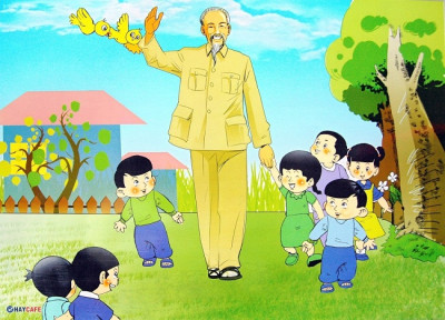 Mạng chủ đề "Bác Hồ với các cháu thiếu niên nhi đồng" -Khối Chồi