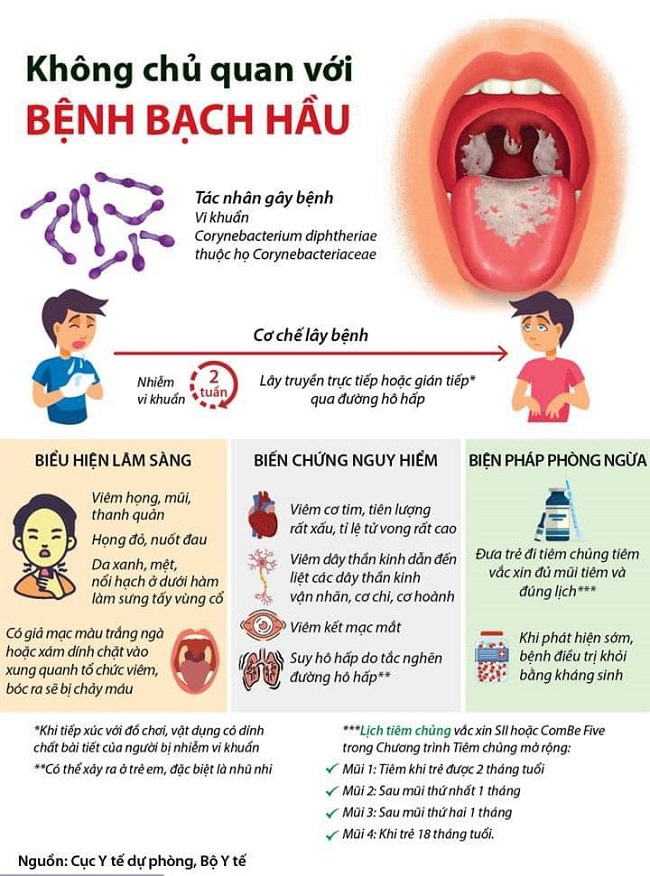 Phòng bệnh bạch hầu