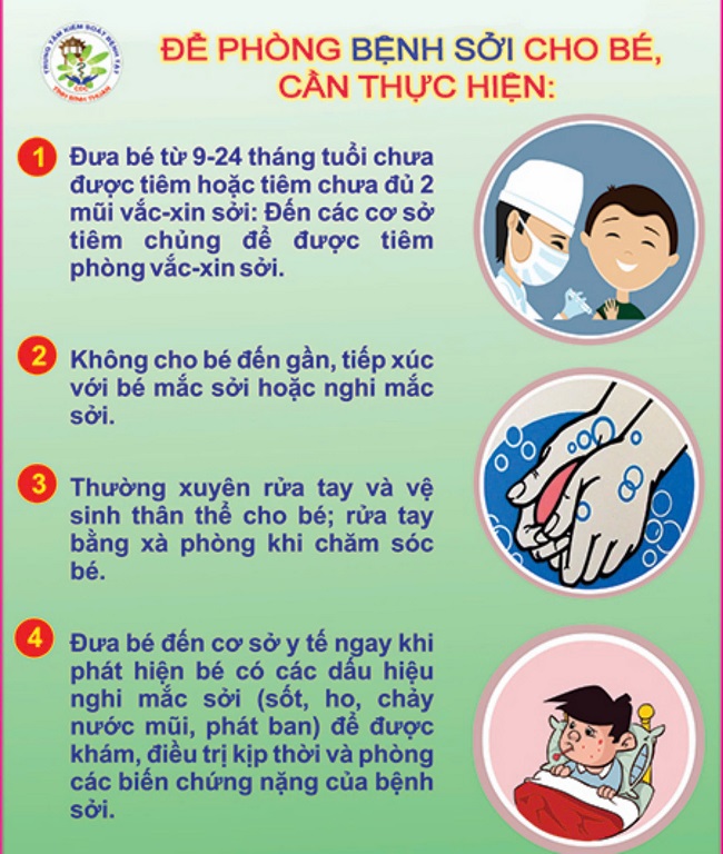 Chủ động phòng ngừa bệnh Sởi