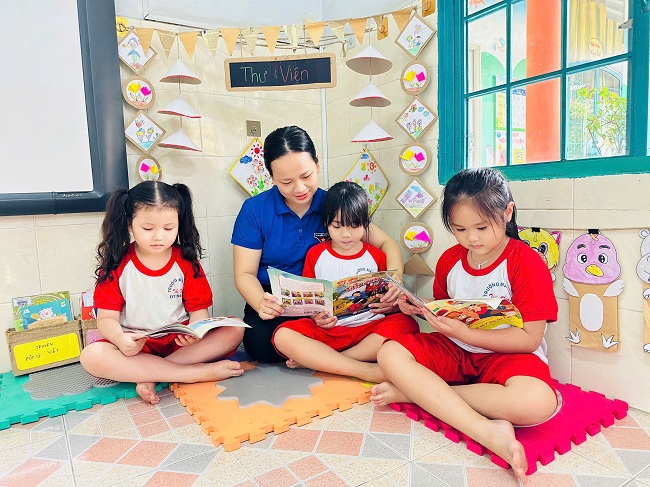 CHI ĐOÀN TRƯỜNG MẦM NON TUỔI NGỌC HƯỞNG ỨNG NGÀY SÁCH VÀ VĂN HÓA ĐỌC VIỆT NAM LẦN THỨ TƯ - NĂM 2025