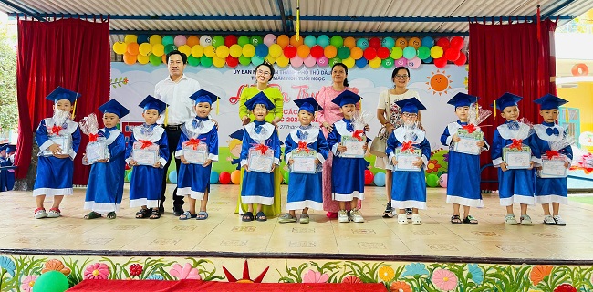 LỄ RA TRƯỜNG KHỐI LÁ 5 TUỔI – NHỮNG KHOẢNH KHẮC KHÔNG THỂ NÀO QUÊN